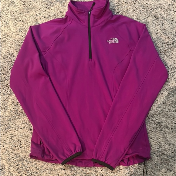 The North Face Jackets & Blazers - The North Face Magenta Quarter-Zip Jacket